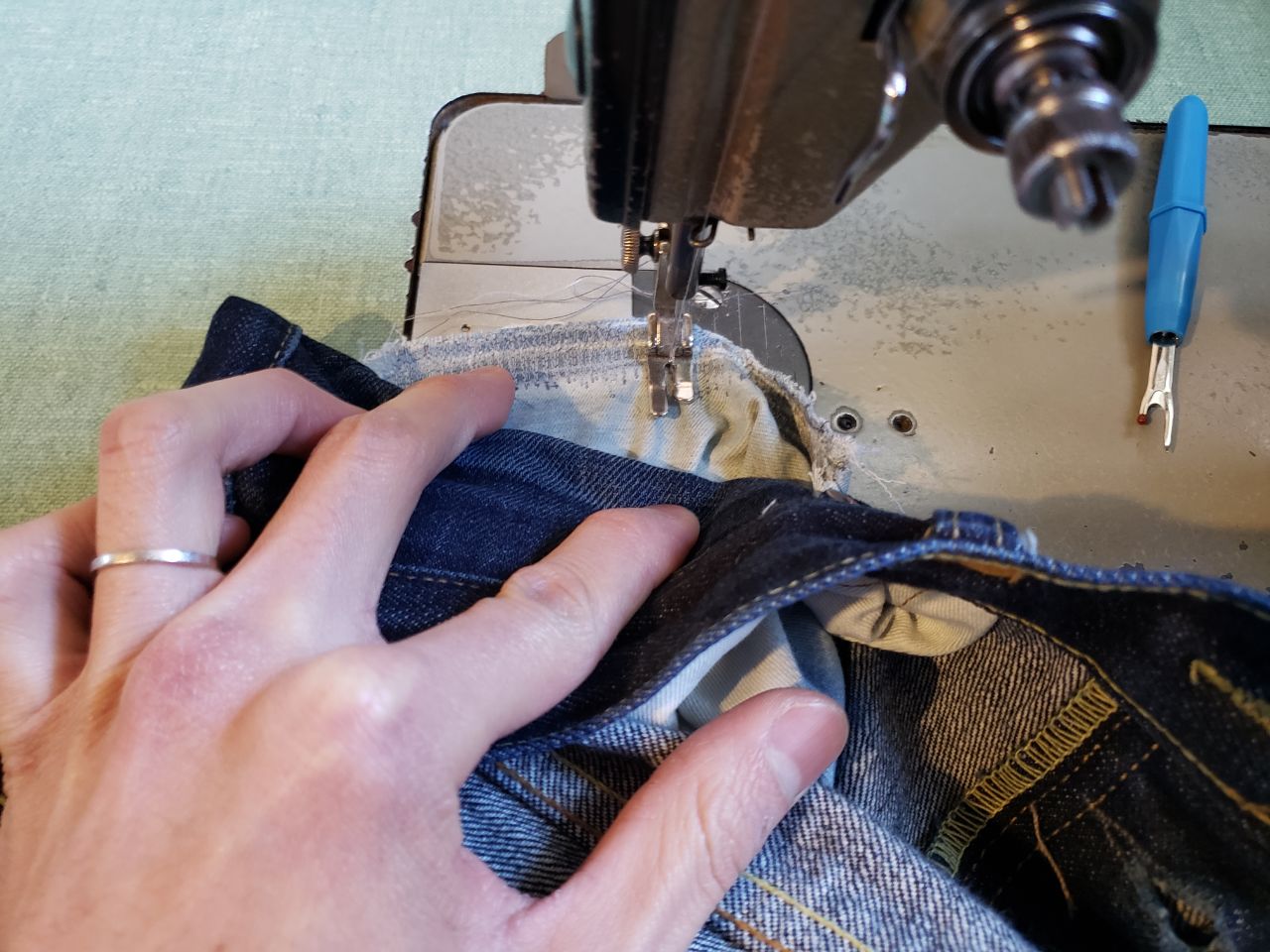 Denim repair