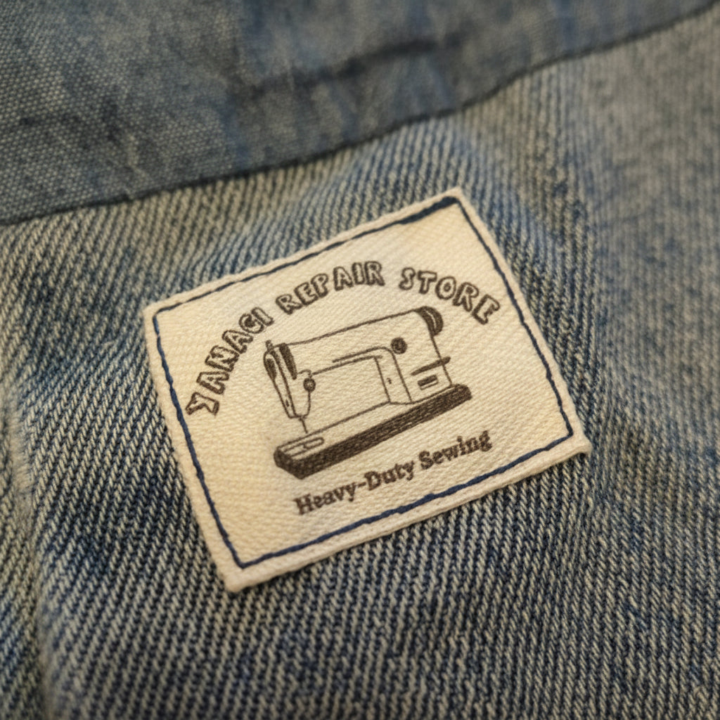 Denim lunch bag