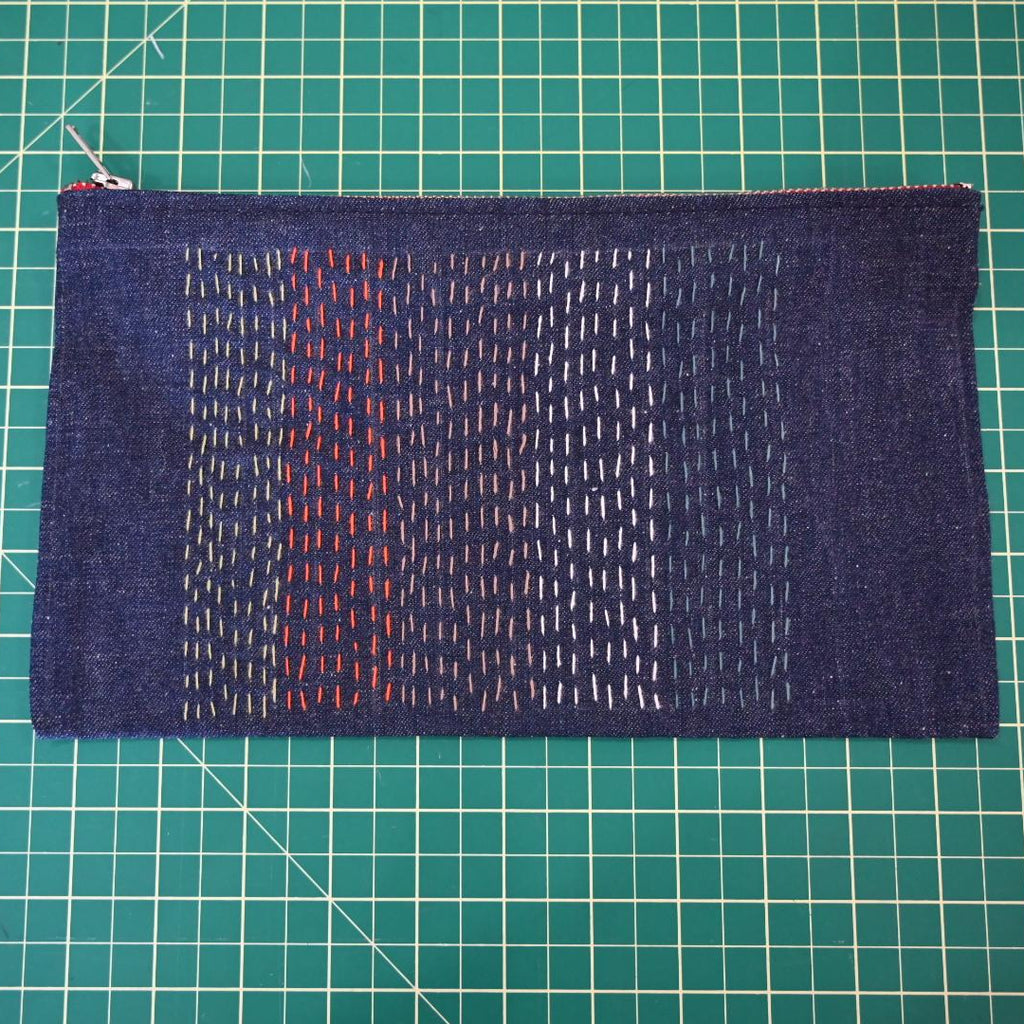Sashiko Denim Pouch Workshop