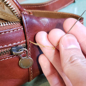Leather items repair